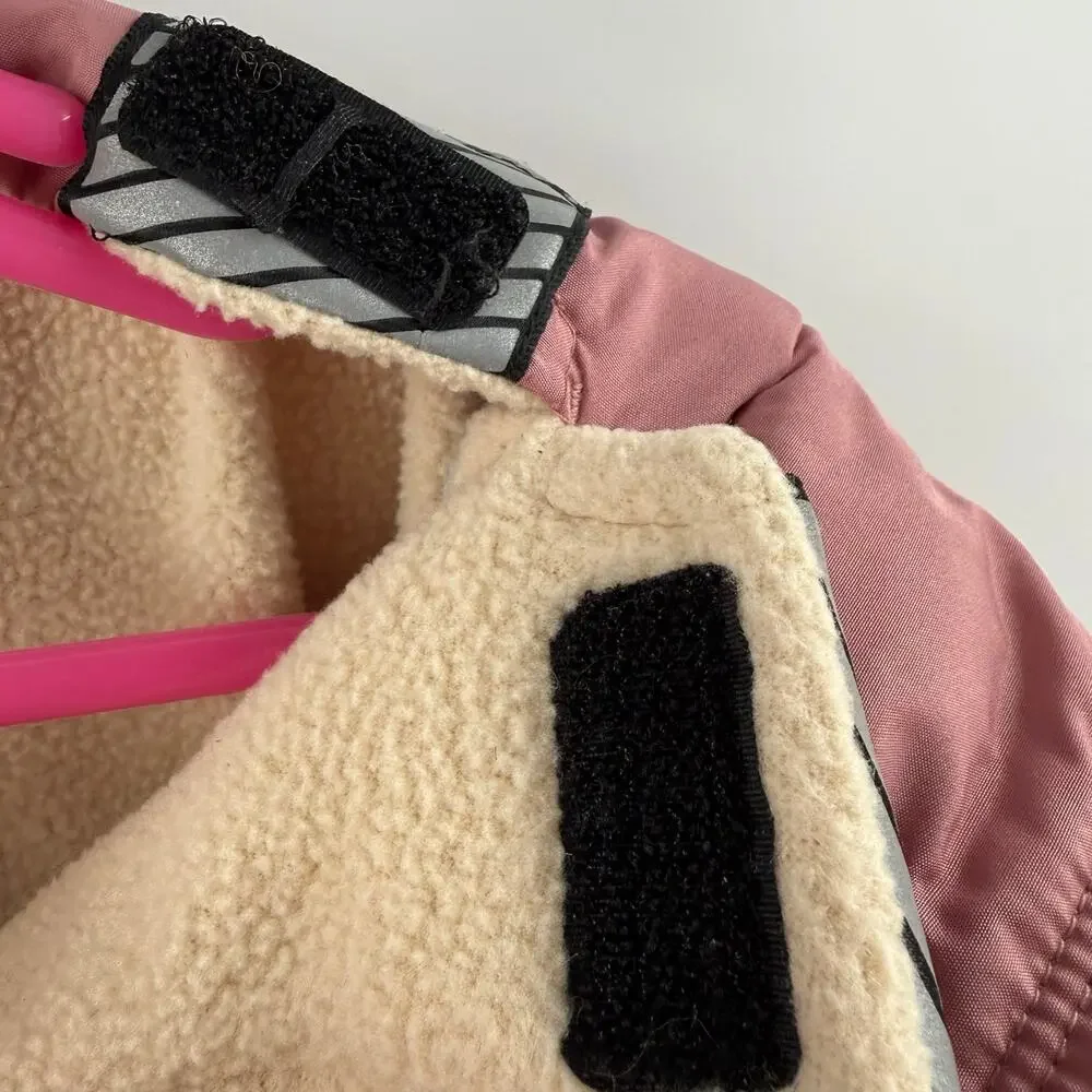 Buckle Me Baby Coat Size 18M Car Seat Safety Toddler Girls Pink Puffer Jacket